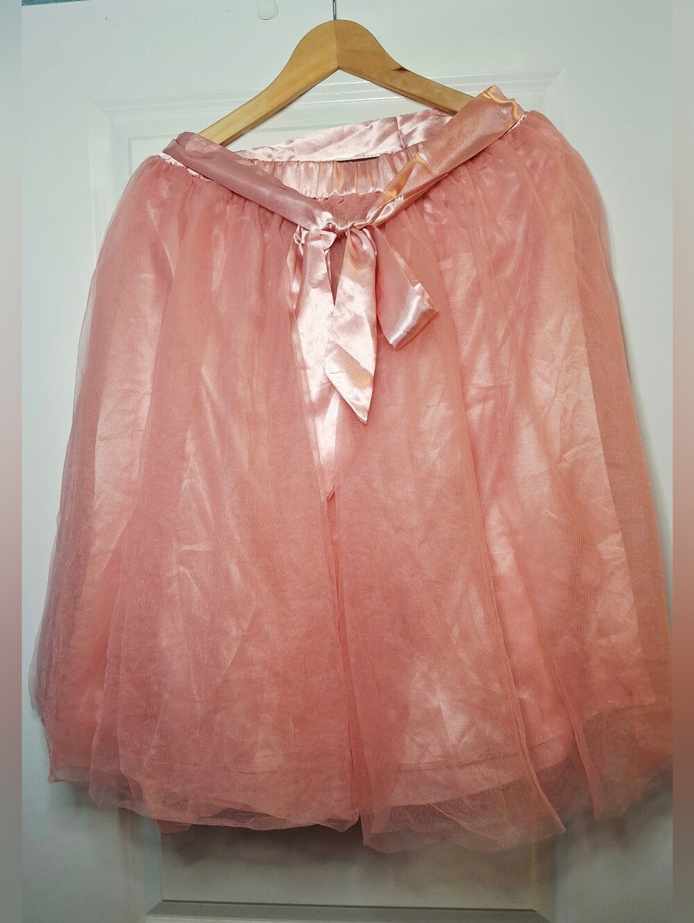 Dresstells Tulle Skirt with Elastic Waistband (L/XL)
